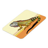 Grüne Leguane Magnet (Linke Seite)