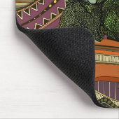 Grüne Leguane Mousepad (Ecke)