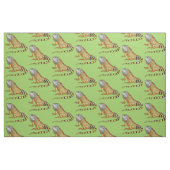 Grüne Leguane Stoff (Fat Quarter (45,7 x 55,9 cm))