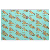 Grüne Leguane Stoff (Fat Quarter (45,7 x 55,9 cm))