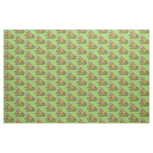 Grüne Leguane Stoff (Yard (91,4 cm))