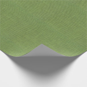 Grüne Leinwand-Beschaffenheit Geschenkpapier