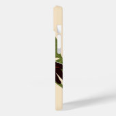 Grüne Leinwand, roter Akzent Case-Mate iPhone Hülle (Rückseite / Links)