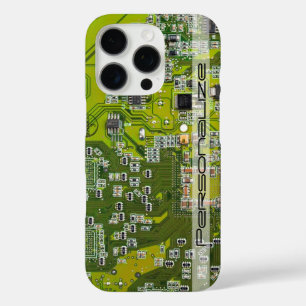 Grüne Leiterkarte der gedruckten Leiterplatte 2 iPhone 16 Pro Hülle