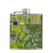 Grüne Leiterkarte der gedruckten Leiterplatte 2 Flachmann (Vorderseite)