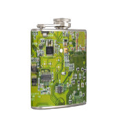 Grüne Leiterkarte der gedruckten Leiterplatte 2 Flachmann (Rechts)