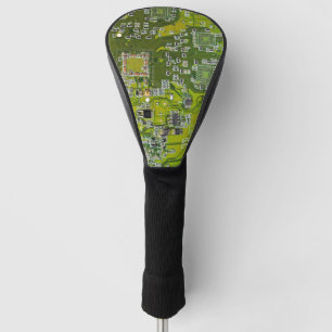 Grüne Leiterkarte der gedruckten Leiterplatte 2 Golf Headcover