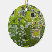 Grüne Leiterkarte der gedruckten Leiterplatte 2 Keramik Ornament (Links)