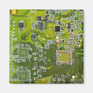 Grüne Leiterkarte der gedruckten Leiterplatte 2 Magnet