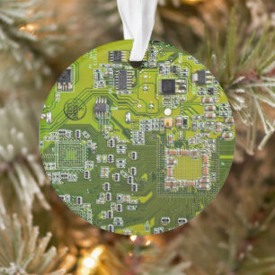 Grüne Leiterkarte der gedruckten Leiterplatte 2 Ornament