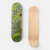 Grüne Leiterkarte der gedruckten Leiterplatte 2 Skateboard (Vorderseite)