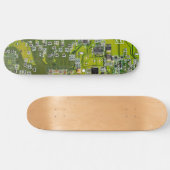 Grüne Leiterkarte der gedruckten Leiterplatte 2 Skateboard (Horizontal)
