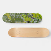 Grüne Leiterkarte der gedruckten Leiterplatte 2 Skateboard (Horizontal)