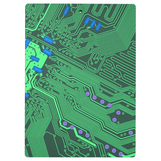 Grüne Leiterplatte Klemmbrett (Rückseite)