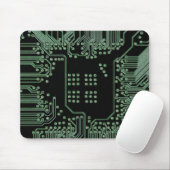Grüne Leiterplatte Mousepad (Mit Mouse)