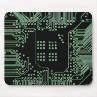 Grüne Leiterplatte Mousepad