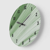 grüne Lenkeranlegestelle Große Wanduhr (Winkel)