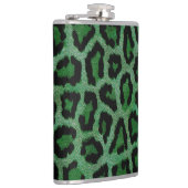 Grüne Leopardenfarbe Flachmann (Rechts)