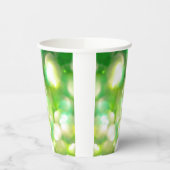 Grüne Leuchten Pappbecher (Links)