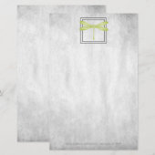 Grüne Libelle Personalisiert Stationery Briefpapier (Vorne/Hinten)