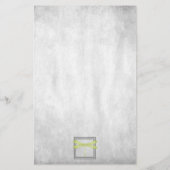 Grüne Libelle Personalisiert Stationery Briefpapier (Rückseite)