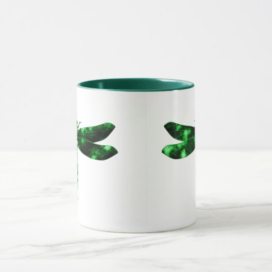 Grüne Libelle Tasse (Zentrum)