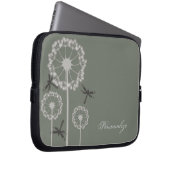 Grüne Libellen Laptopschutzhülle (Vorne Rechts)