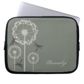 Grüne Libellen Laptopschutzhülle (Vorderseite)