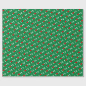 Grüne LIEBE Geschenkpapier (Flach)