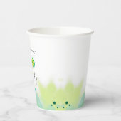 Grüne Liebe im First Spritz Brautparty Pappbecher (Links)