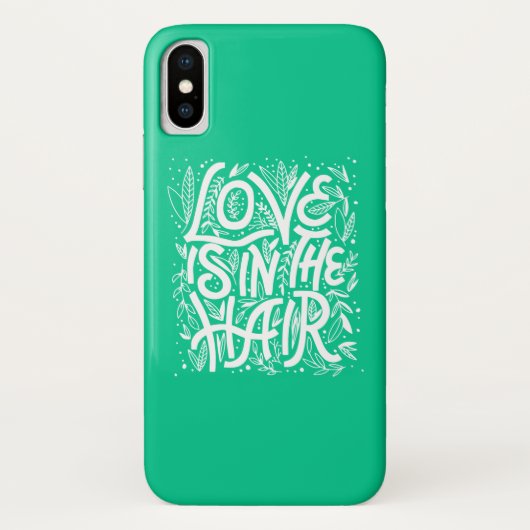 Grüne Liebe ist im Haar Case-Mate iPhone Hülle (Rückseite)