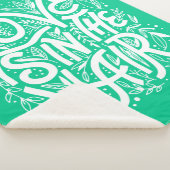 Grüne Liebe ist im Haar Sherpadecke (3/4)