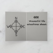 Grüne LIght-Grußkarte Karte (Innenseite)