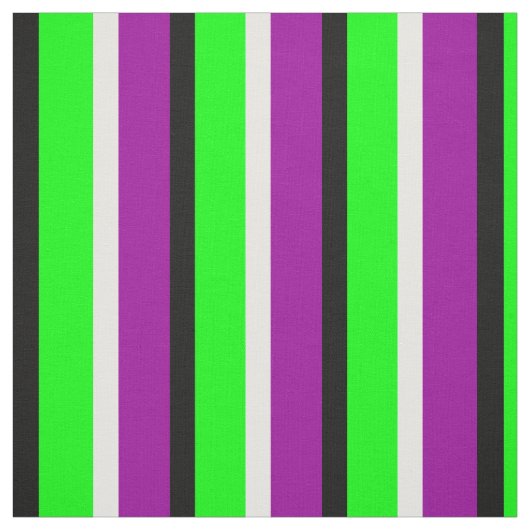 Grüne Lila Streifen Textil Stoff (Muster)