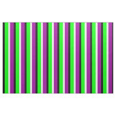Grüne Lila Streifen Textil Stoff (Fat Quarter (45,7 x 55,9 cm))