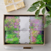 Grüne lila Textur Seidenpapier (Geschenk)