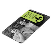 Grüne Lilie Banner Speichern des Datumsfensters Magnet (Linke Seite)