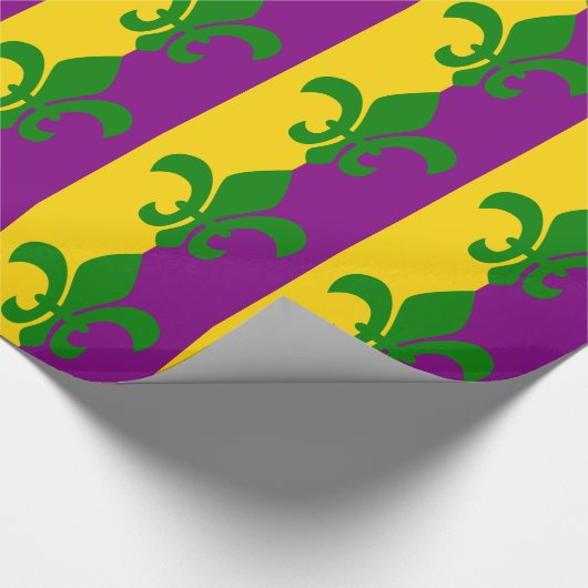 Grüne Lilie Geschenkpapier (Ecke)