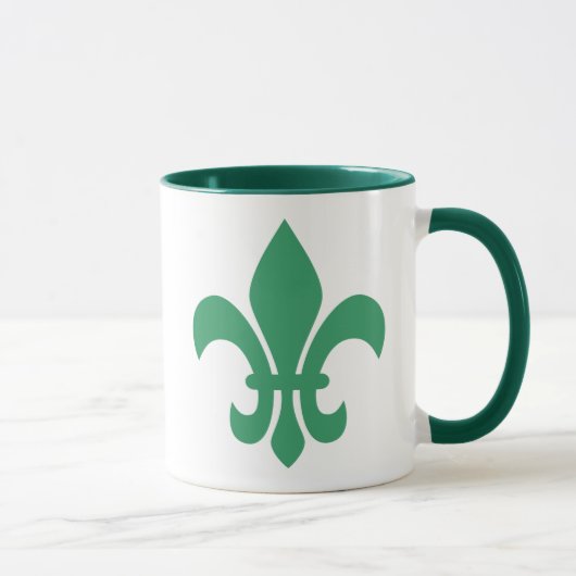Grüne Lilie Tasse (Rechts)