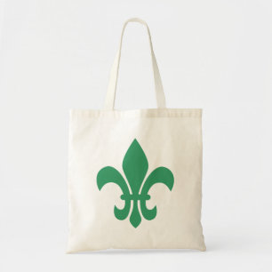 Grüne Lilie Tragetasche