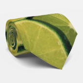 Grüne Limes-Krawatte Krawatte (Gerollt)