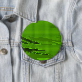 GRÜNE LIMON NEON RETRO DOTS ART BUTTON (Beispiel)