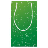 Grüne Limonade mit kleinen Blasen Kleine Geschenktüte (Vorderseite)