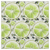 Grüne Limone Fruchtscheibe Stoff (Muster)