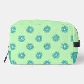 Grüne Limone Toilettenbeutel Waschbeutel (Rückseite)