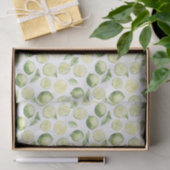 Grüne Limonen Blätter Frucht Seidenpapier (Geschenk)