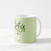 Grüne Limonenbaum Kaffeetasse (VorderseiteRechts)