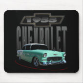 Grüne Limousine 1955 Mousepad (Vorne)