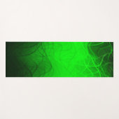 Grüne lineare Wellen - Yoga-Matte Yogamatte (Vorderseite (Horizontal))