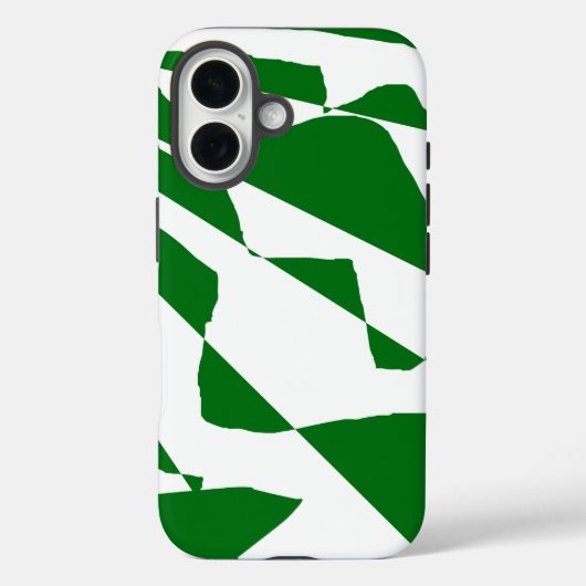 Grüne Linien Case-Mate iPhone Hülle (Rückseite)